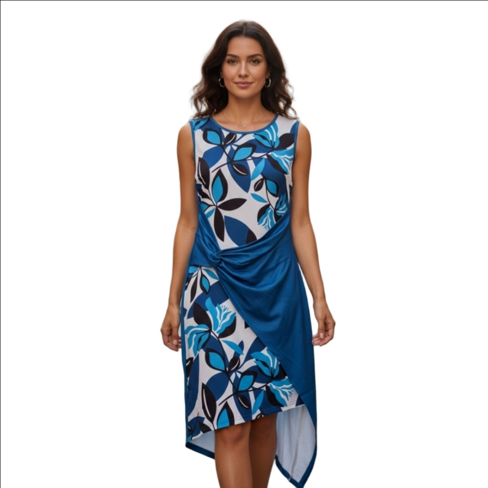 Blue Floral Dress
